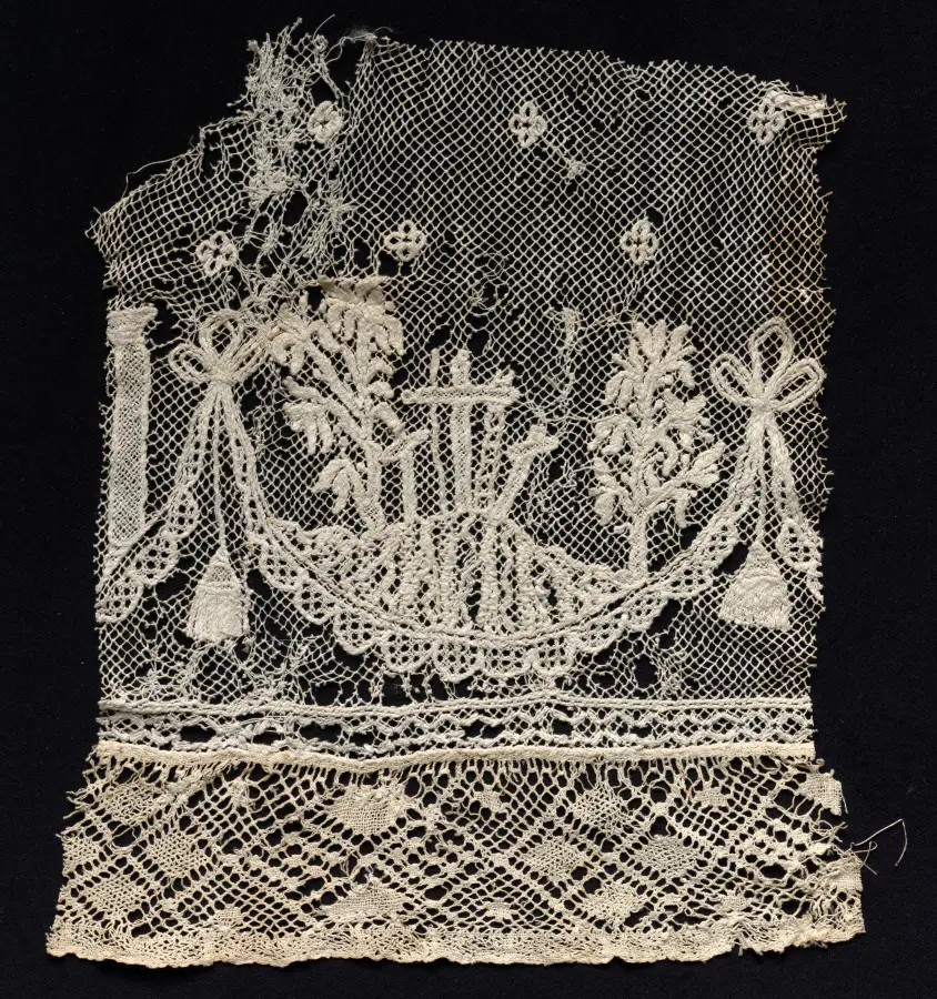 Fragment of a Band with Three Crosses of the Crucifixion