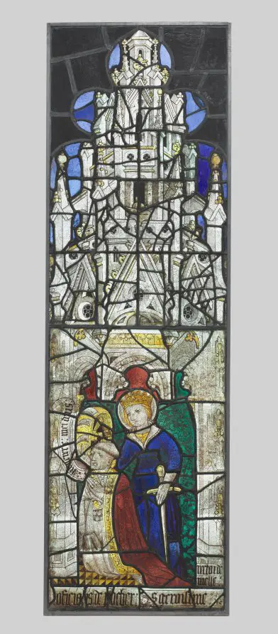 Saint Catherine with a Kneeling Male Donor