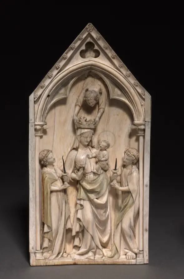 Plaque: The Virgin and Child with Angels