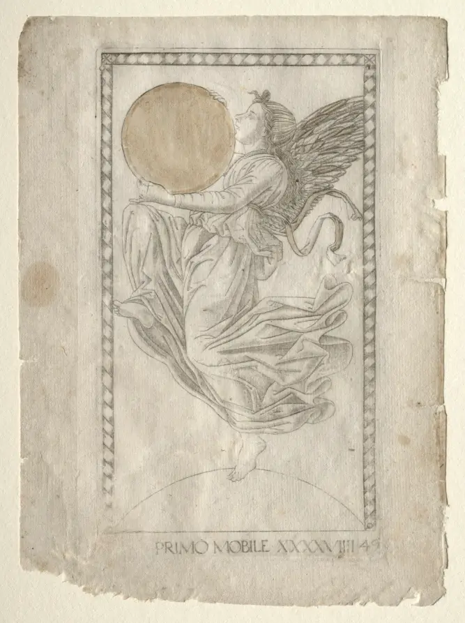 The Angel of the Ninth Sphere (from the Tarocchi, series A: Firmaments of the Universe, #49)