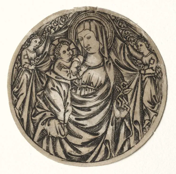 Virgin and Child with Two Angels