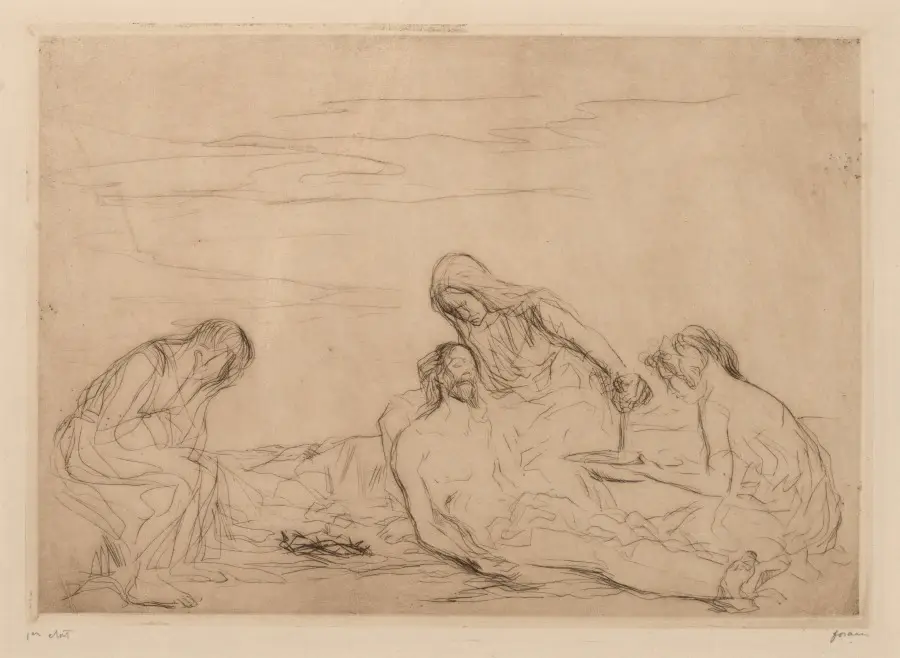 Pietà (third plate)