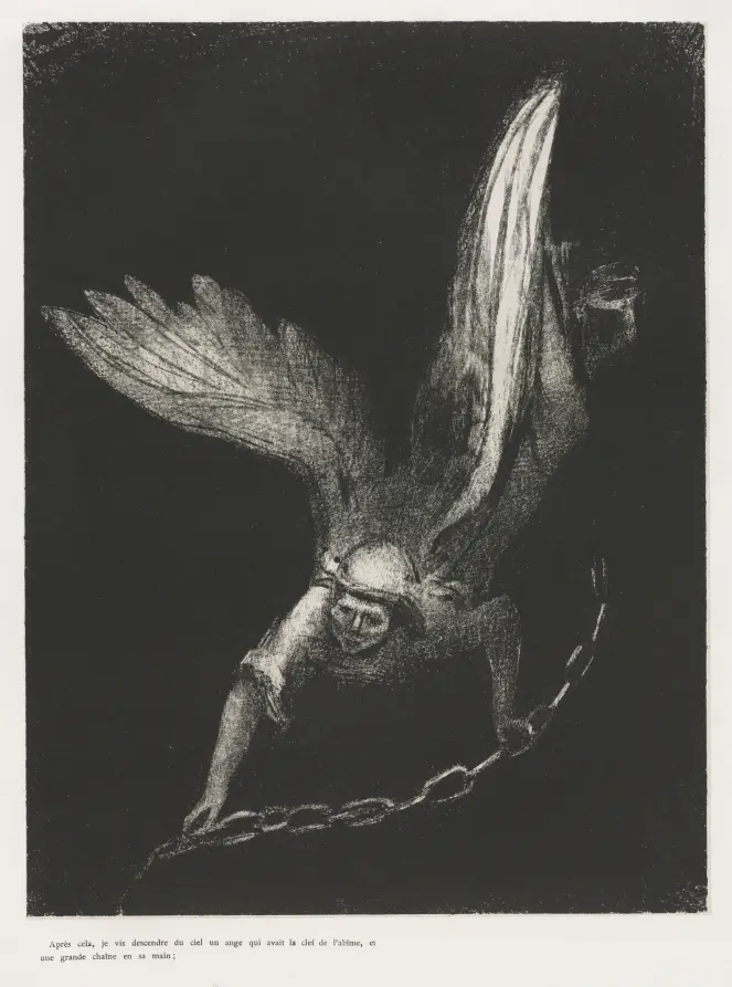 And I Saw an Angel Coming Down from Heaven, Having the Key of the Bottomless Pit and a Great Chain in His Hand