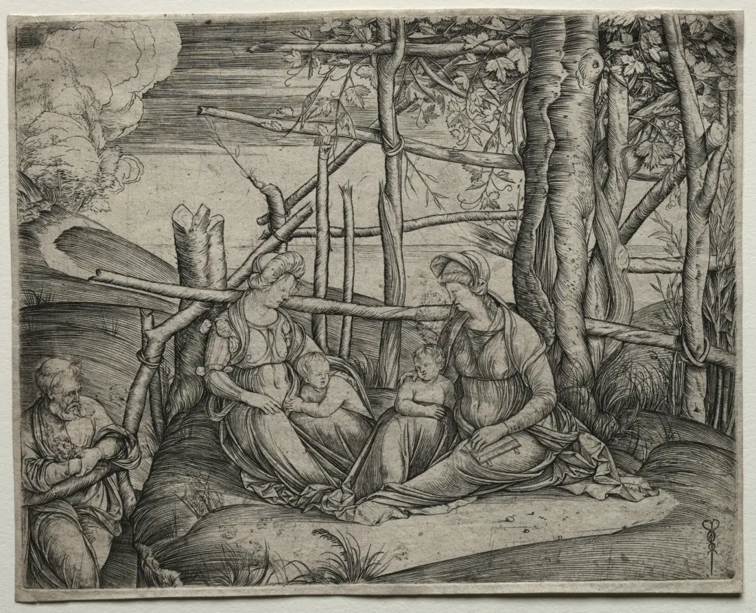 The Holy Family with Saint Elizabeth