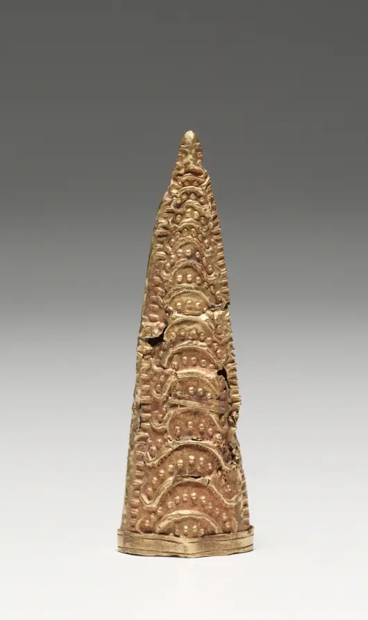 Knife-sheath tip (sika boha)