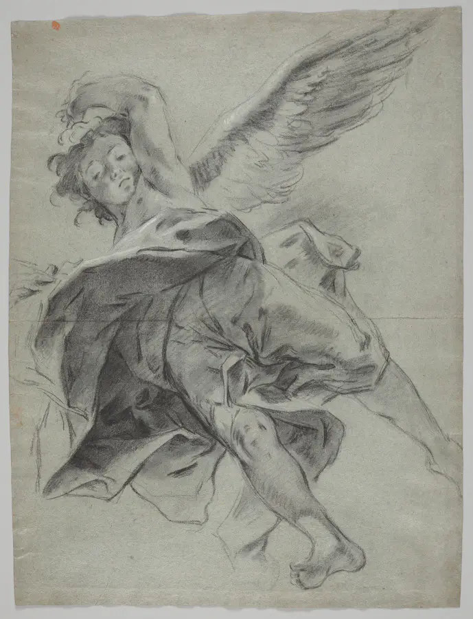 A Flying Angel (recto)