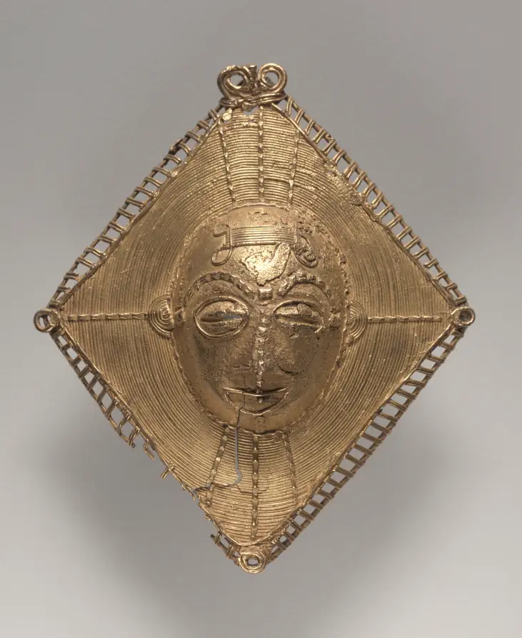 Pendant: Face in Diamond