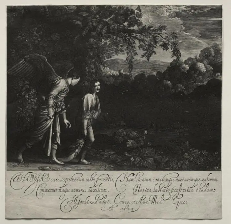 Tobias and the Angel (large plate)