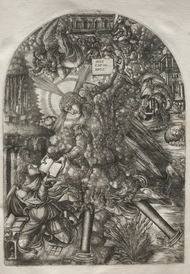 The Apocalypse: The Angel Gives St. John the Book to Eat