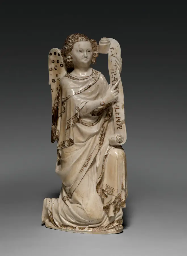 The Archangel Gabriel from an Annunciation Group