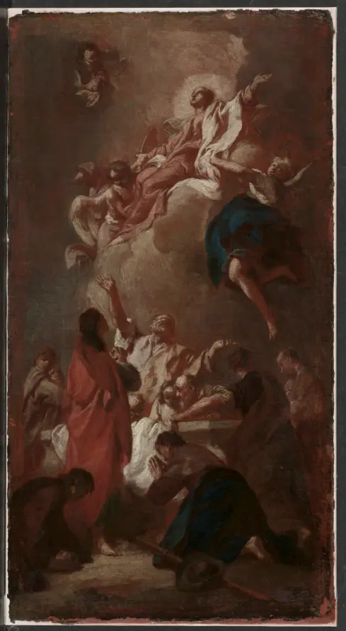 Sketch for "The Assumption of the Virgin" (for St. James, Zbraslav, near Prague)?