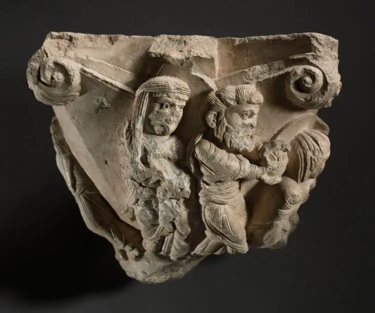 Fragment of a Capital with Scenes from Mary’s Infancy