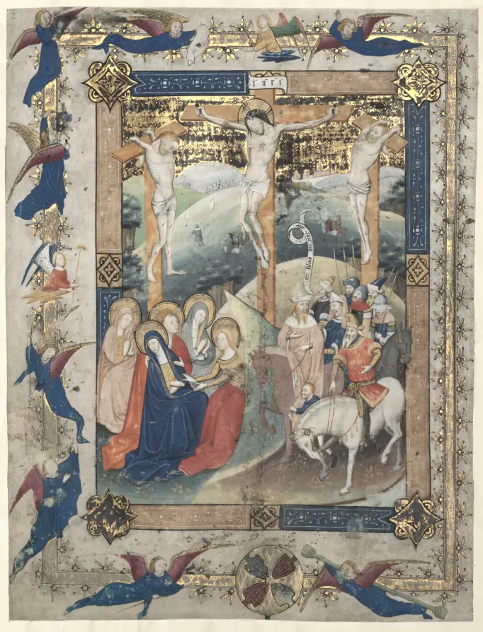 Leaf from a Missal: The Crucifixion (Frontispiece for the Canon of the Mass)