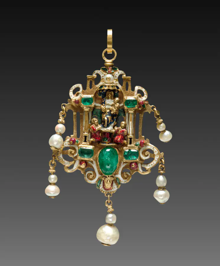 Pendant with Virgin and Child with Saints and Saint John the Evangelist