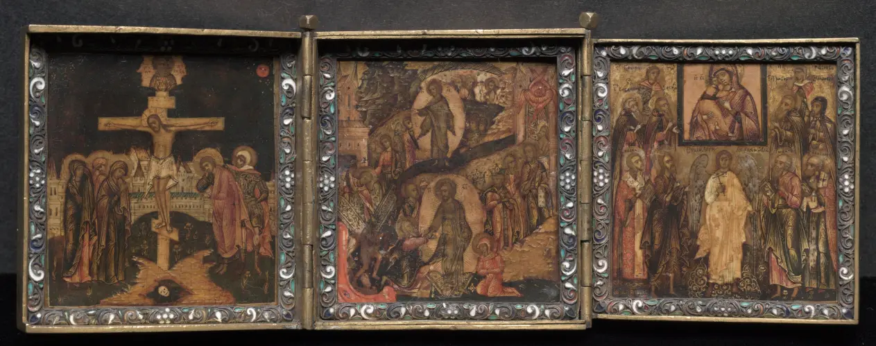 Portable Triptych Icon