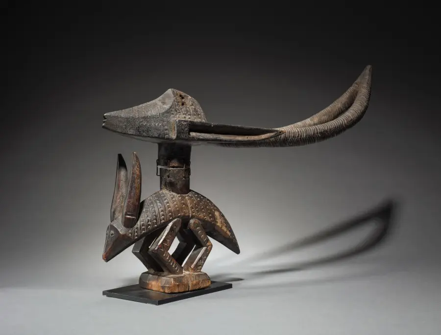Double-Headed Headdress (N'gonzon Koun)