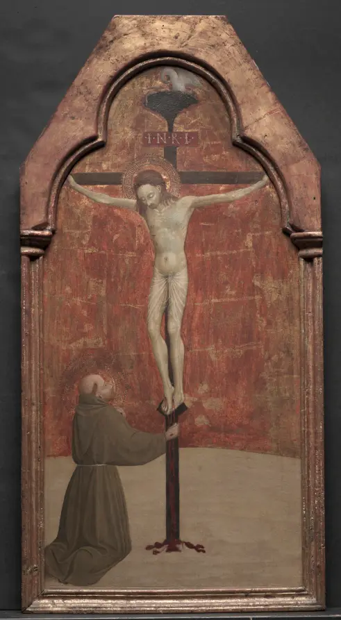 St. Francis Kneeling before Christ on the Cross