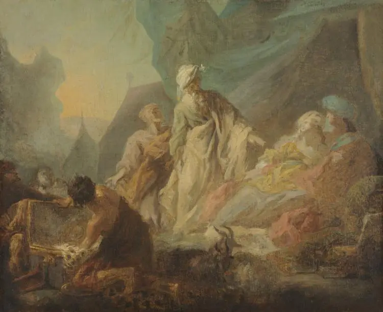 Laban Searching for His Stolen Gods