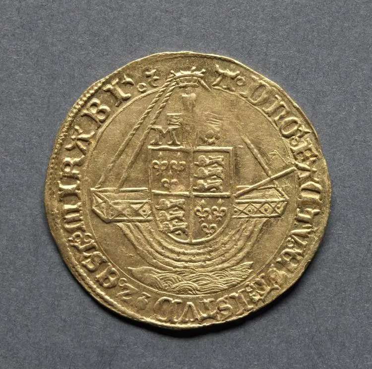 Angel: Ship with Shield of Arms (reverse)