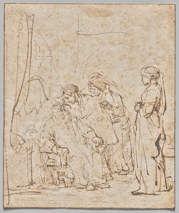 Tobias Healing His Father's Blindness