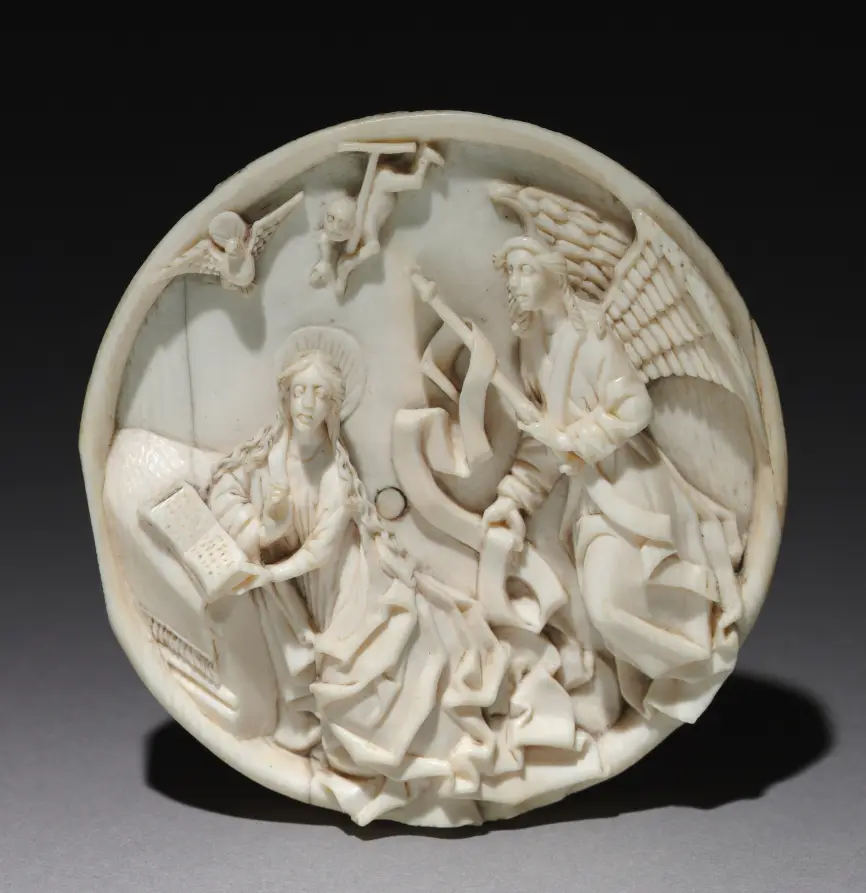 Roundel with the Annunciation