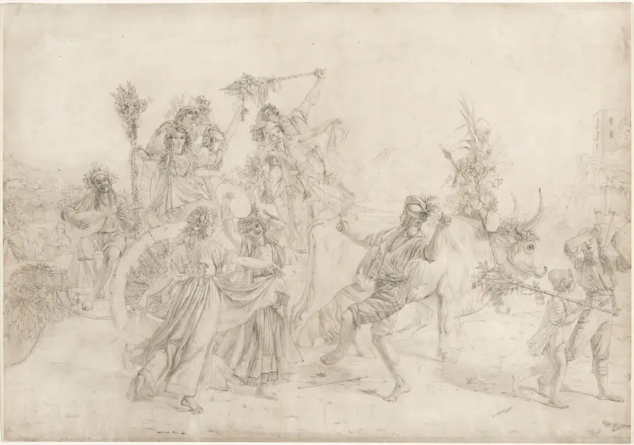 Pilgrims Returning from the Feast Day of the Madonna dell'Arco