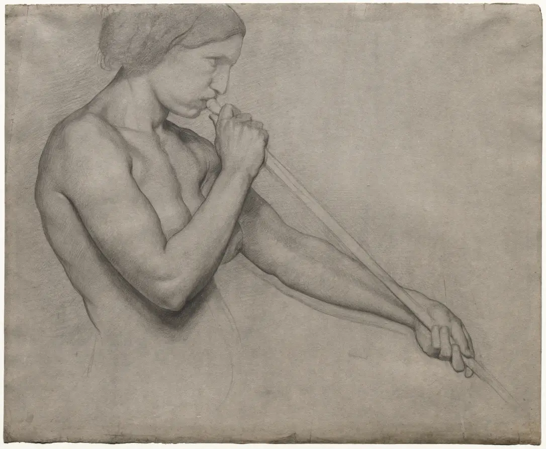 Angel Blowing a Trumpet