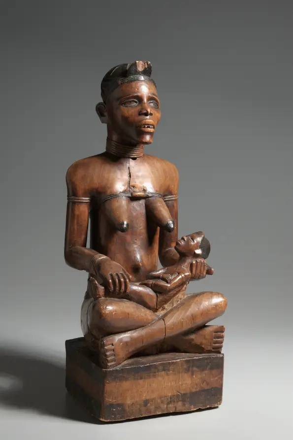 Mother and Child Figure