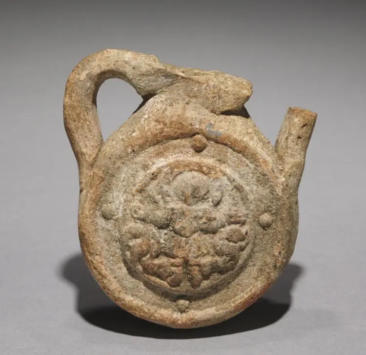 Pilgrim's Flask with Saint Menas