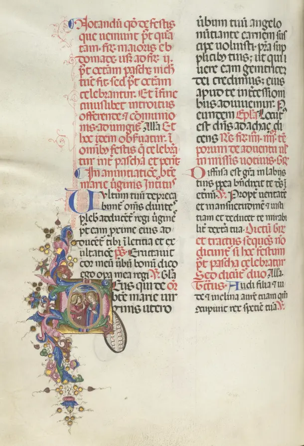 Missale: Fol. 275v: Annunciation