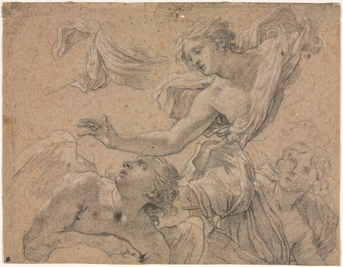 Studies of Angels (recto)