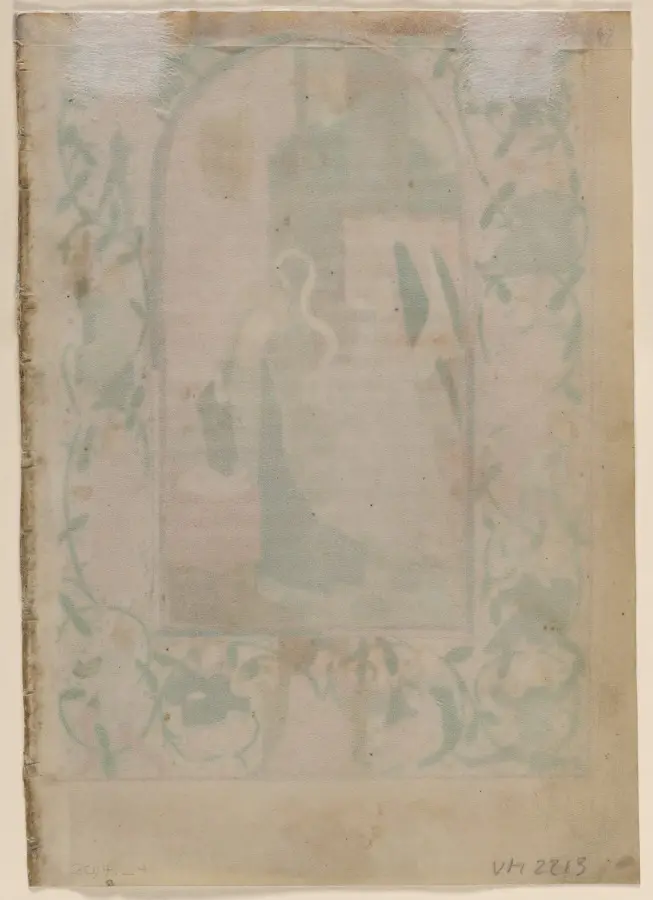 Leaf from a Book of Hours: Blank (verso)