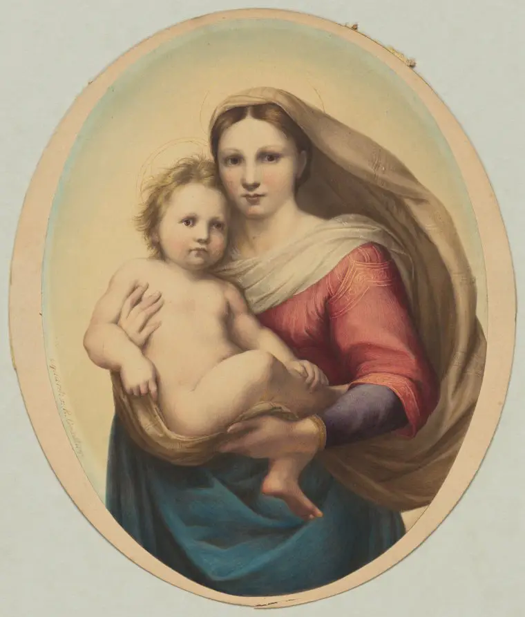 Copy after Raphael's Sistine Madonna