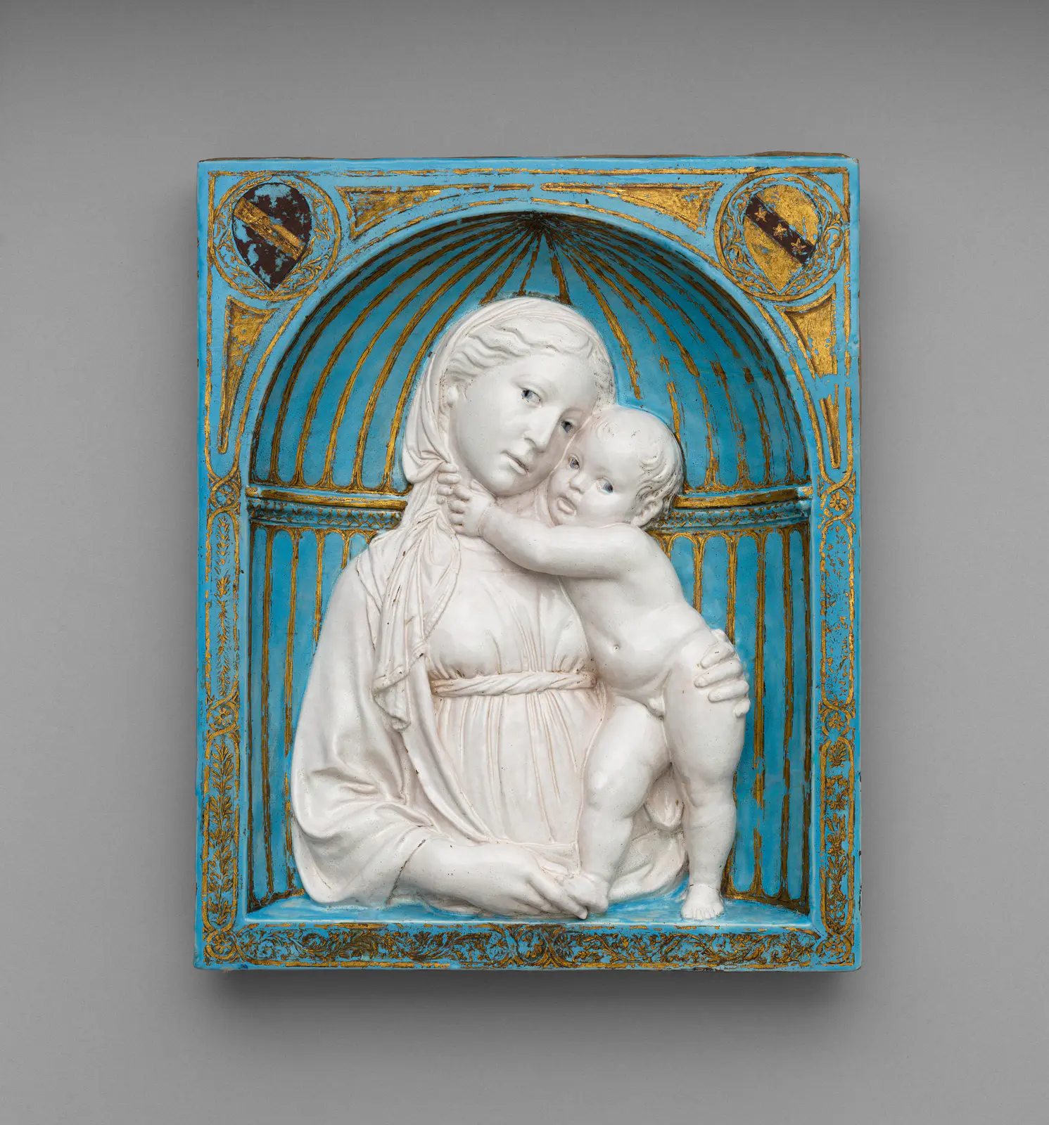 Madonna and Child in a niche