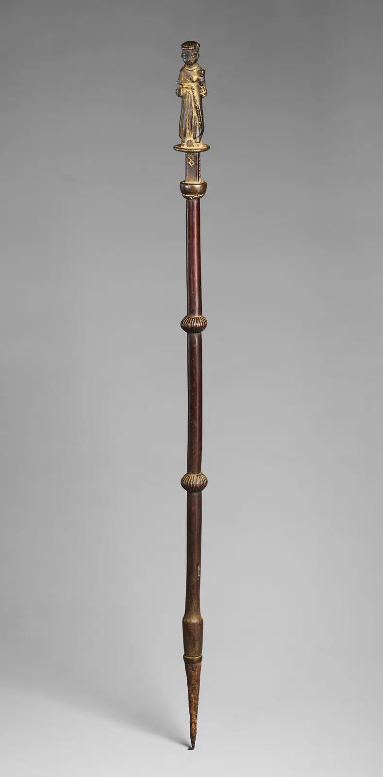 Staff with Saint Anthony of Padua