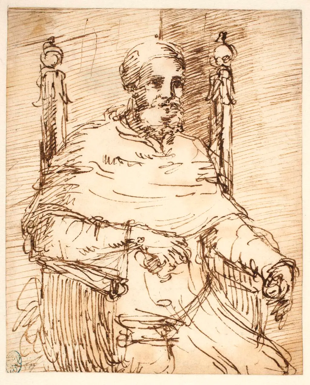 Portræt af pave Julius II. Efter Raphael