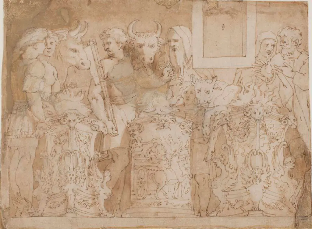 Antik offerscene