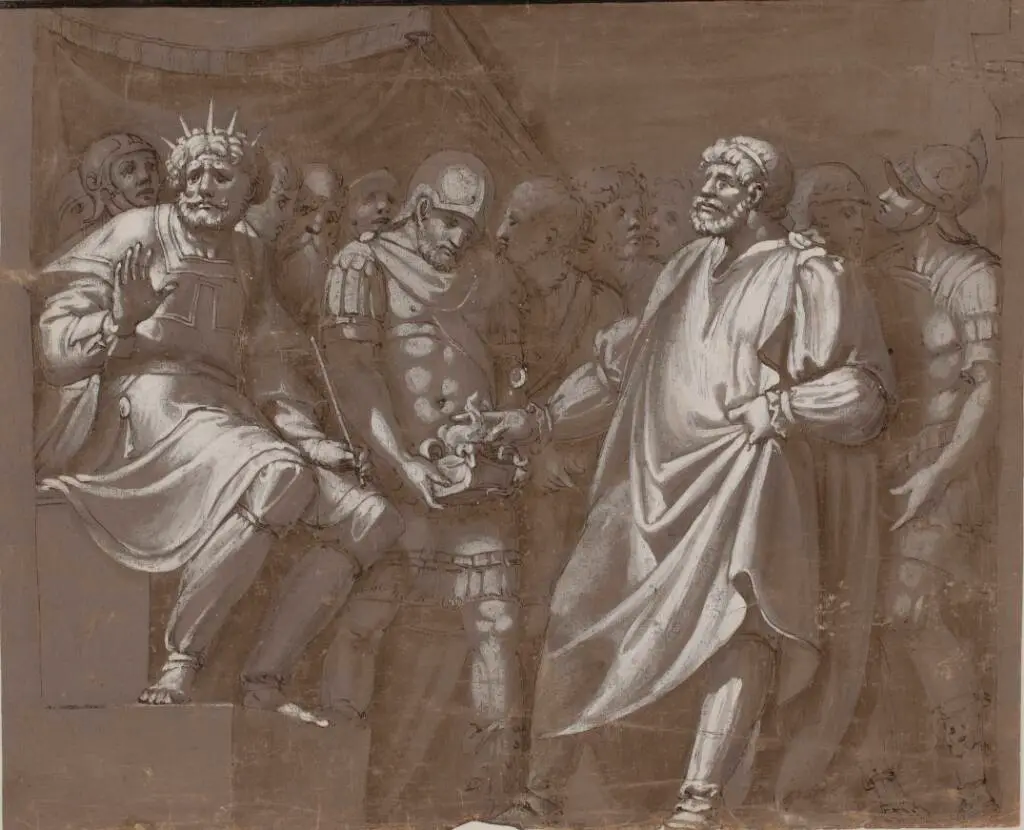 Mucius Scaevola for Porsenna