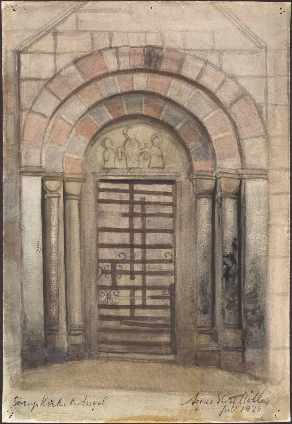 Sørup Kirke, Angel