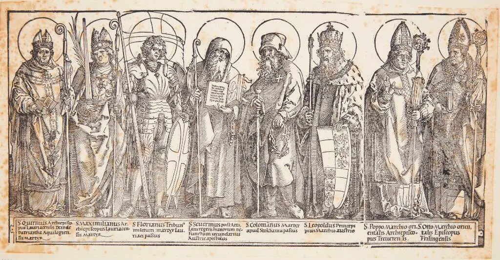 Huit saints patrons d'Autriche