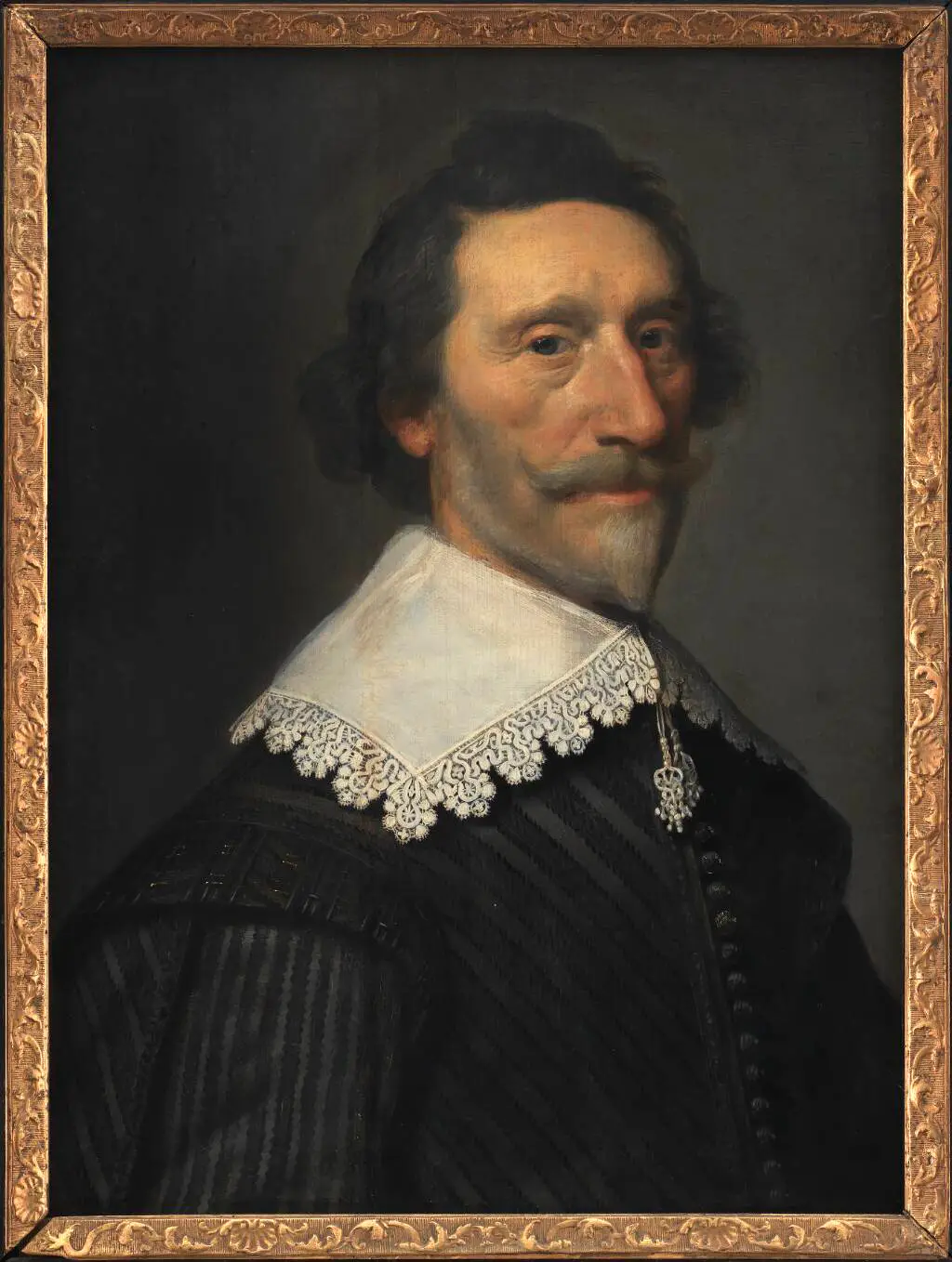 Portræt af den hollandske digter og historieskriver Pieter Cornelisz Hooft (1581-1647)