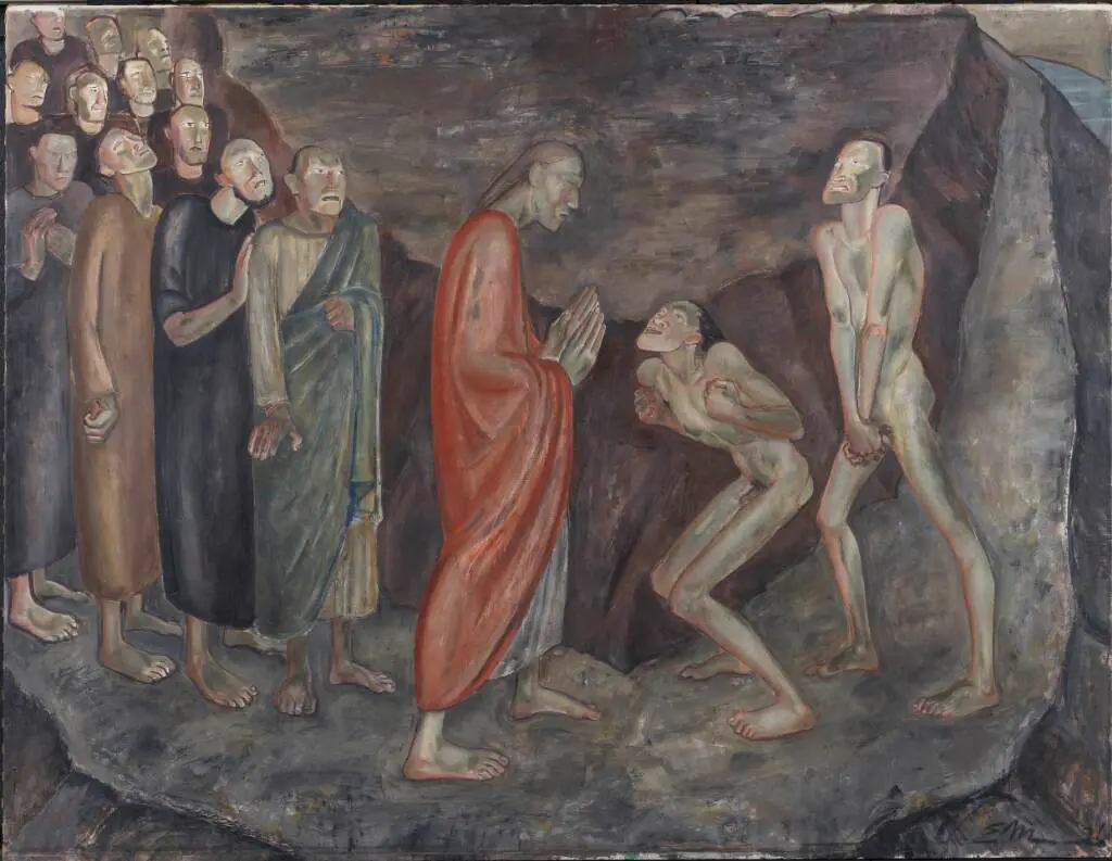 Jesus helbreder de besatte